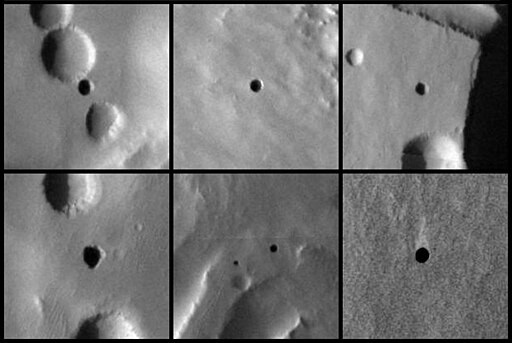 AI discovers potential entrances to Martian caves (2)