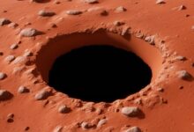 AI discovers potential entrances to Martian caves