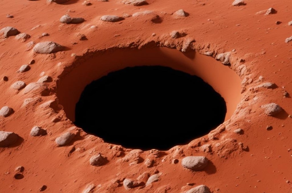AI discovers potential entrances to Martian caves