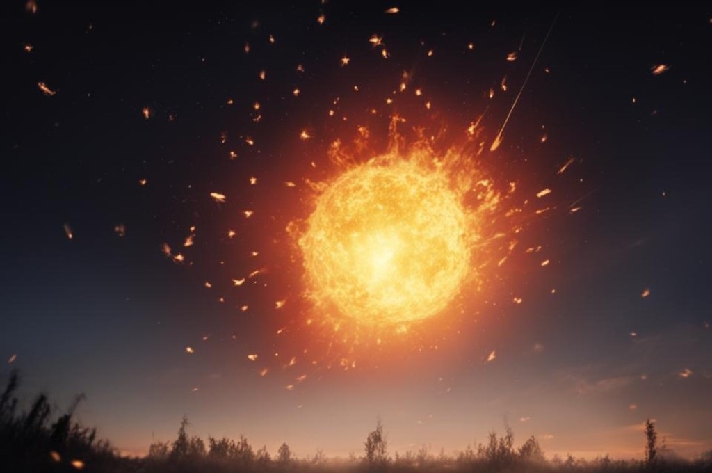 Mysterious fireball flies over Japan (1)