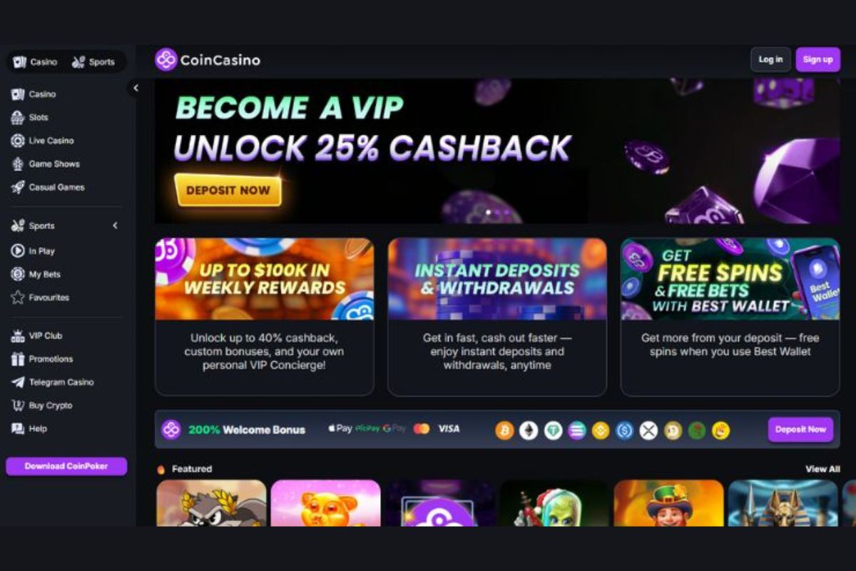 coincasino Bitcoin casino